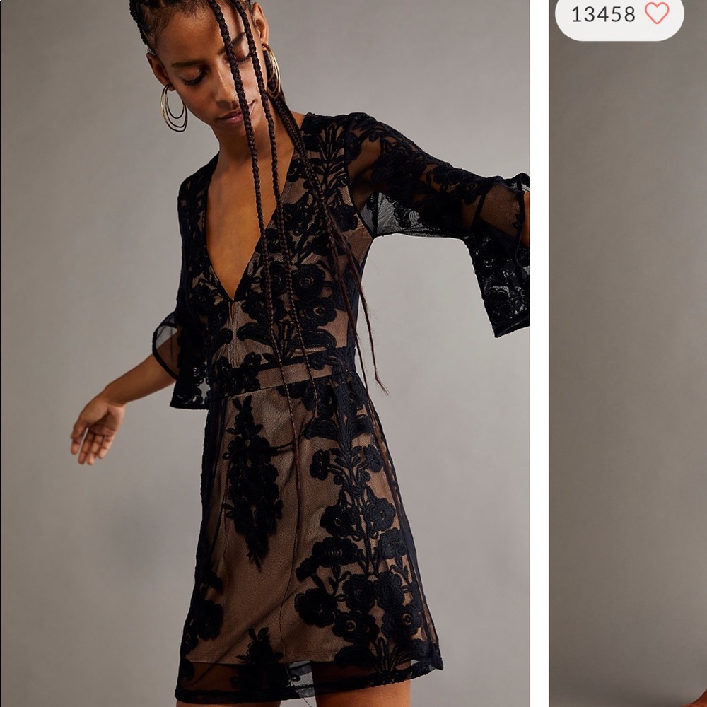 BRAND NEW FREE PEOPLE + FOR LOVE AND LEMONS || size L Temecula Dress!